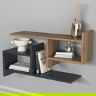 Raft de perete, Lagomood, Hisar, 79x25x20cm, Antracit / Nuc