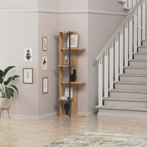 Corp biblioteca, Lagomood, Ezgi, 46.8x162.3x30cm, Stejar