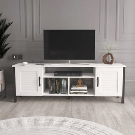 Comoda TV, Lagomood, Loretta, 150x61.3x39cm, Alb