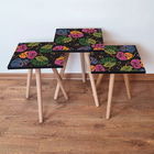 Set masute 3 piese, Leona, 3SHP141, Multicolor