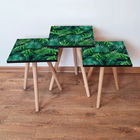 Set masute 3 piese, Leona, 3SHP202, Verde