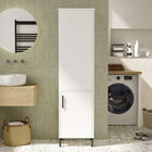 Dulap multifunctional, Locelso, VI1-W, 45x173.6x35.5cm, Alb