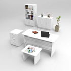 Set de mobilier de birou, Locelso, VO14, Alb