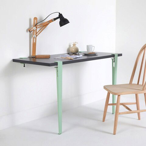 Birou, Logg, Cuarius, 120x75x60cm, Antracit / La fel de / Verde