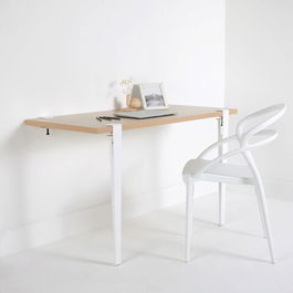 Birou, Logg, Cuarius, 120x75x60cm, De lemn / Alb