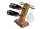 Raft din lemn pentru vin, Massive Design, Gablet, 25x15x35cm, Nuc