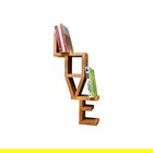 Raft de perete, Massive Design, Love, 40x65x10cm, Nuc