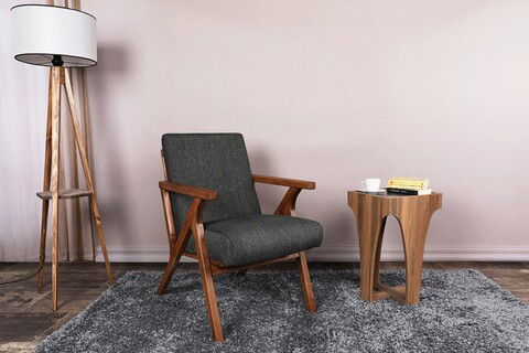 Scaun, Massive Design, Melody, 64x93x50cm, Fag / Antracit