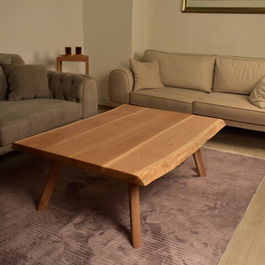 Măsuţă de cafea, Massive Design, Tata, 45x120cm, Nuc