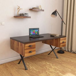 Birou, Massive Design, Maliari Large, 140x75x75cm, Maro