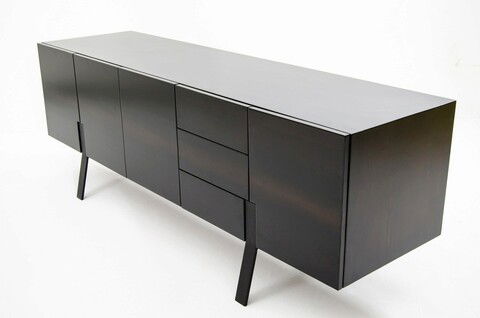 Comoda TV, Massive Design, Pingla, 185x65x50cm, Maro inchis