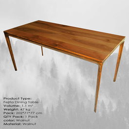 Masă, Massive Design, Fejita Large, 200x75x75cm, Nuc