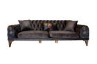 Canapea 3 locuri, Massive Design, Anchiano, 80x230cm, Maro