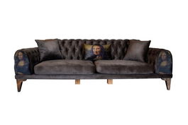 Canapea 3 locuri, Massive Design, Anchiano, 80x230cm, Maro