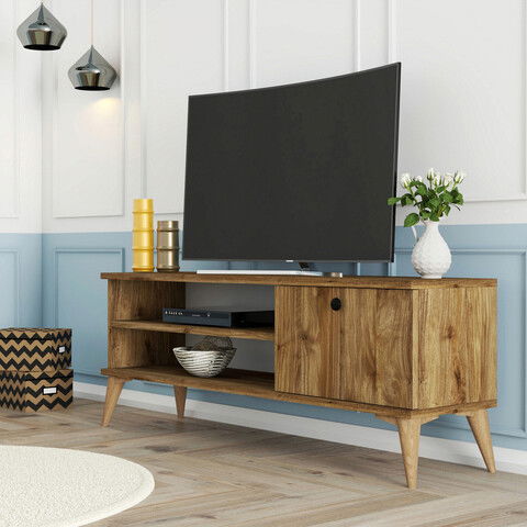 Comoda TV, Mezza, Retro1560, 120x44.6x29.5cm, Nuc