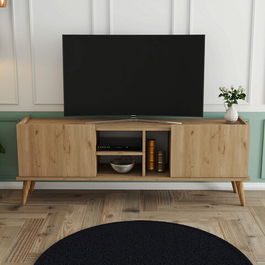 Comoda TV, Mezza, Carmen, 150x52x34cm, Stejar