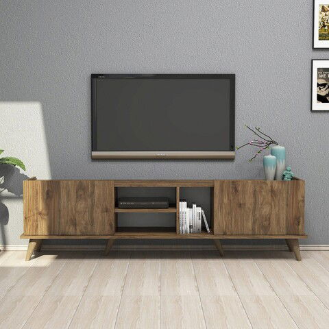 Comoda TV, Mezza, Elegante 1310, 180x52x34cm, Nuc