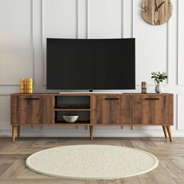 Comoda TV, Mezza, Exxen, 180x53x35cm, Nuc