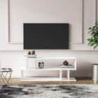 Comoda TV, Minima, Piramide, 120x49.5x35.2cm, Alb