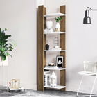 Corp biblioteca, Minima, Reeta, 45x160x25.6cm, Nuc / Alb