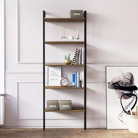 Corp biblioteca, Minima, Magliana, 66.5x180x29.5cm, Nuc / Negru