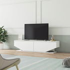 Comoda TV, Minima, Ares, 160x37x32.7cm, Alb