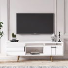 Comoda TV, Minima, Termini Wide, 179.5x63.2x37cm, Alb
