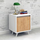 Noptiera, Mod Design, Piona, 45x52x40cm, Stejar / Alb