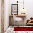 Birou, Mod Design, Valencia, 100x74x60cm, Stejar / Alb