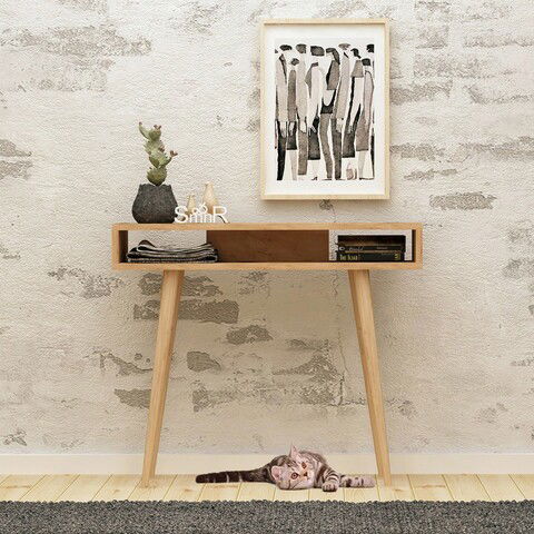 Bufet, Mod Design, Ottoke, 100x83.6x30cm, Stejar / Alb
