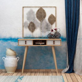 Bufet, Mod Design, Lawen, 100x87.6x30cm, Stejar / Alb