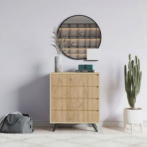 Dulap, Mod Design, Suvera, 70x86x40cm, Stejar