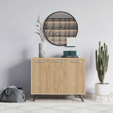 Dulap multifunctional, Mod Design, Piffa, 100x82x35cm, Stejar