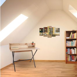 Birou, Mod Design, Havana, 100x50x89cm, Stejar