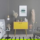 Consolă, Mod Design, JOLA, 80x80x40cm, Stejar / Galben