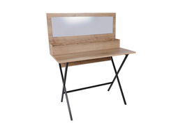 Masa de toaleta / machiaj, Mod Design, Soona, 100x50x124cm, Stejar / Negru