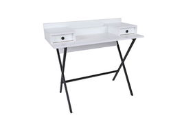 Masa de toaleta / machiaj, Mod Design, Phuket, 100x50x89cm, Alb / Negru