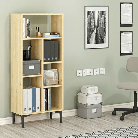 Corp biblioteca, Olivia, Penta, 60x138.6x29.6cm, 100% PAL melaminat, Safir