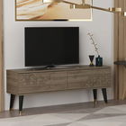 Comoda TV, Olivia, Toronto, 120x45.2x29.6cm, 100% PAL melaminat, Nuc
