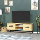 Comoda TV, Olivia, View, 120x48.2x29.6cm, 100% PAL melaminat, Stejar safir