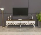 Comoda TV, Olivia, Ventus, 150x45x29.6cm, 100% PAL melaminat, Nuc / Alb