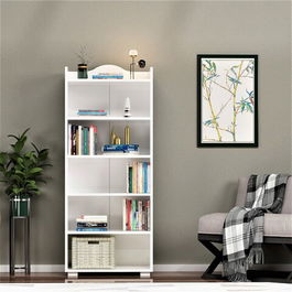 Corp biblioteca, Olivia, Wise, 60x160x30cm, 100% PAL melaminat, Alb