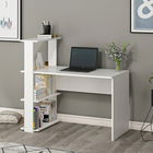 Birou, Olivia, Node, 120x111.8x60cm, 100% PAL melaminat, Alb
