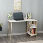 Birou, Olivia, Elas, 110x74x50cm, 100% PAL melaminat, Alb / Stejar safir