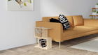Masuta, Puqa Design, Zet, 45x51.4x17cm, 100% PAL melaminat, Safir