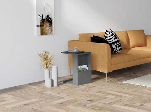 Masuta, Puqa Design, Star, 30x50x40cm, 100% PAL melaminat, Antracit
