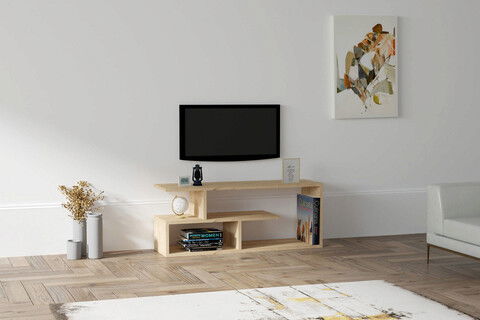 Comoda TV, Puqa Design, Cafu, 100x40x29.6cm, 100% PAL melaminat, Safir