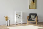 Corp biblioteca, Puqa Design, Pera, 52.4x90x22cm, 100% PAL melaminat, Alb