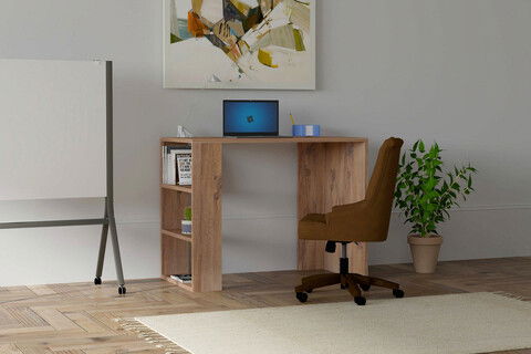 Birou, Puqa Design, Pelit, 90x70x50cm, 100% PAL melaminat, Pinul Atlantic