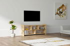 Comoda TV, Puqa Design, Pera, 120x55x28cm, 100% PAL melaminat, Nuc